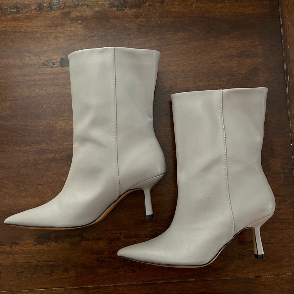 H&M Faux Leather Boots - Sz 38